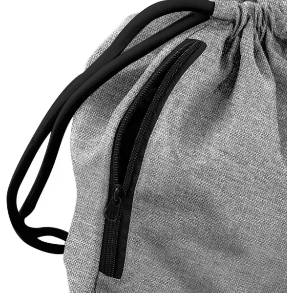  | BG 110 GREY MARL/BLACK BagBase 