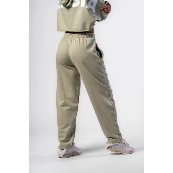  Ohlapne baggy trenirke BOYFRIEND STYLE 432 SVETLO ZELENA Nebbia 