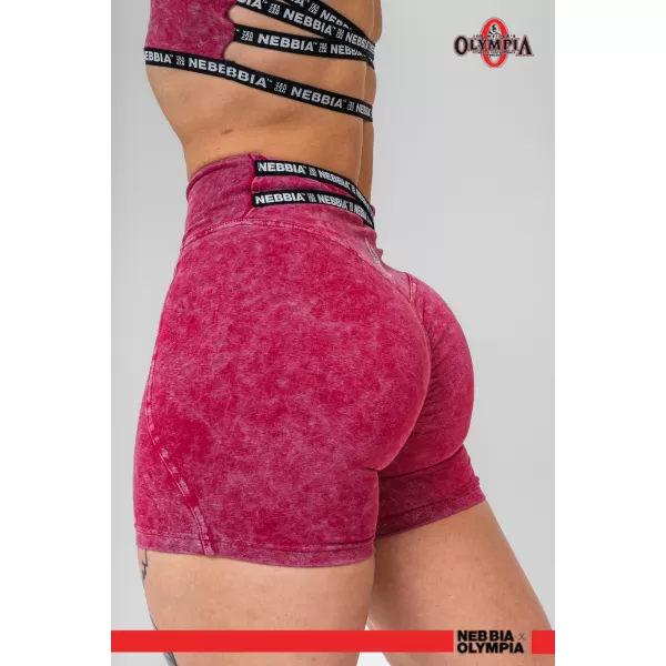  Prane kratke hlače z visokim pasom HERITAGE 780 RED Nebbia 