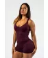 Oblikovalni fitnes kombinezon STRONG BEAUTY 427 TEMNO RDEČ Nebbia