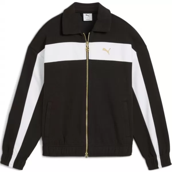  Ženska jakna PUMA T7 RELAXED TRACK JACKET 632137-01 ČRN 