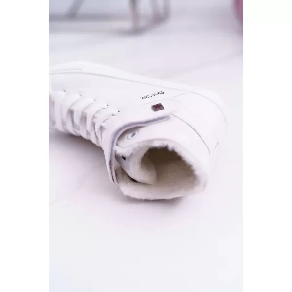  Ženski usnjeni gležnjarji BIG STAR V274541FW WHITE Big Star Shoes 