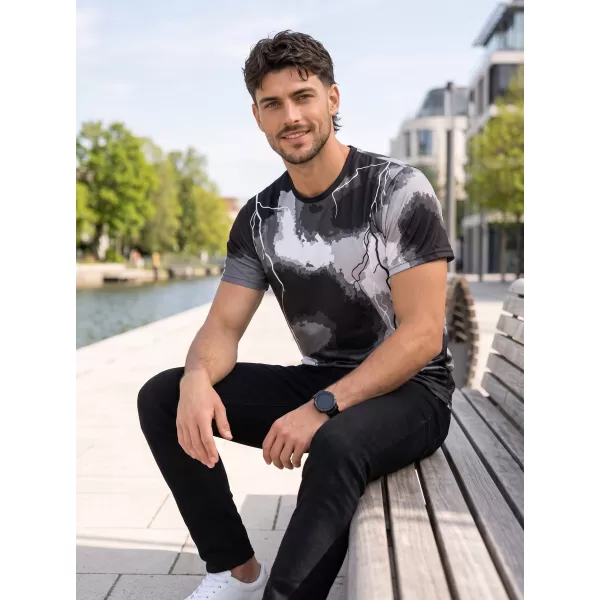  Moška premium funkcionalna majica s kratkimi rokavi ALTISPORT VOJ/ALM113TR01 SIVA 